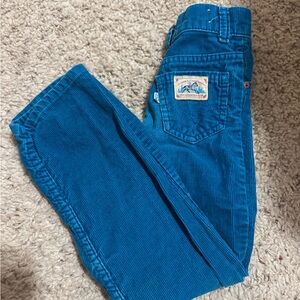 Kids Vintage Collector Levi’s Corduroy Pants kids size 6 western